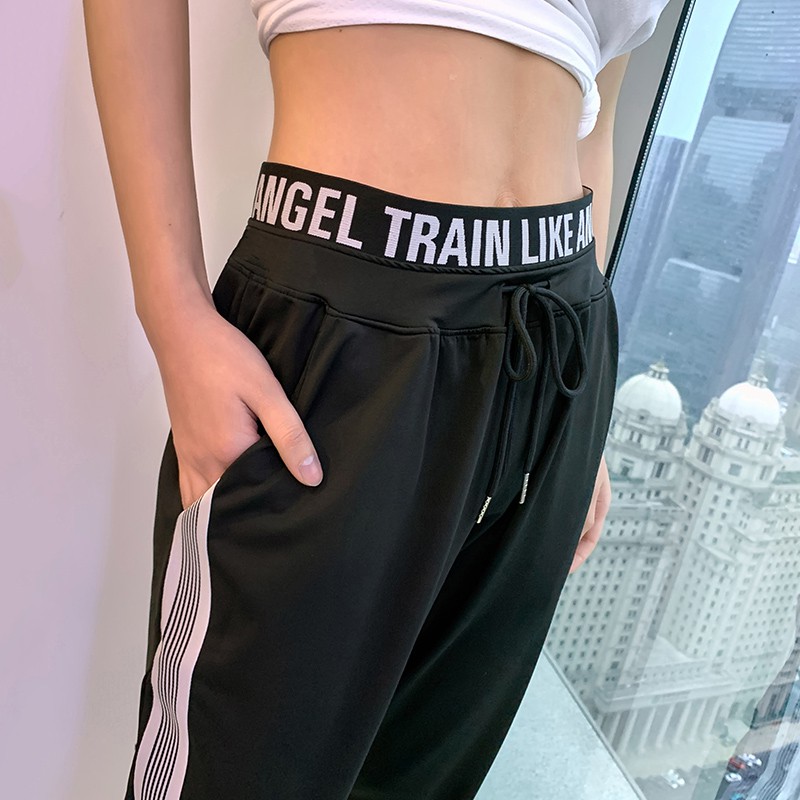 Quần dài Jogger có túi thể thao nữ AAngel (Chất polyester dày) (Đồ Tập Gym,yoga)(Không Áo) II KIT SPORT VIỆT NAM