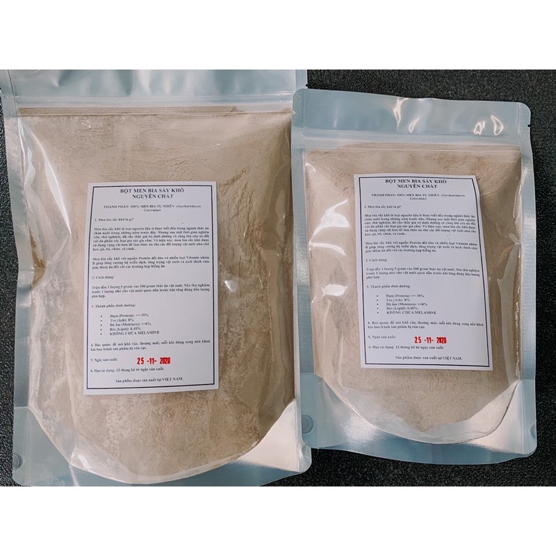 Men bia sấy khô - Dried Beer Yeast - Túi 1kg