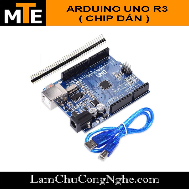 Module arduino UNO R3  chip dán ch340 (board phát triển) Kèm cáp