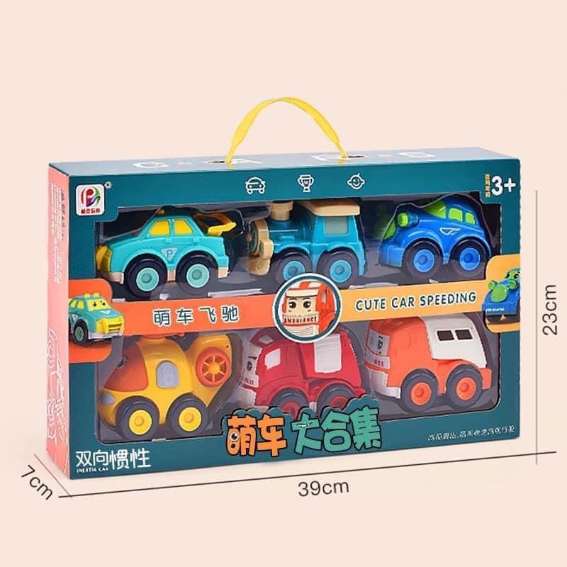 Set poli 6 xe chạy đà