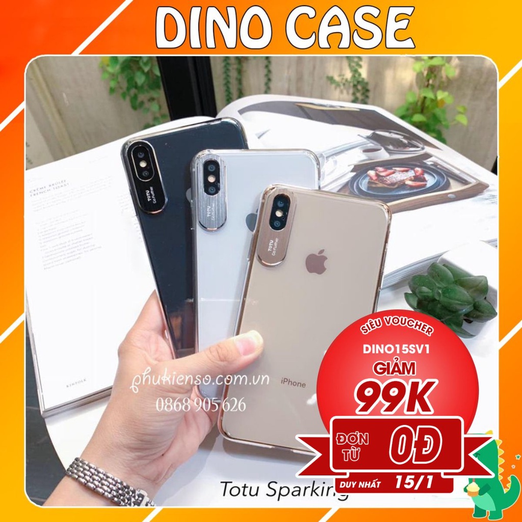 Ốp lưng TOTU IPhone 7/ 7Plus / X nổi viền bảo vệ camera cực tốt ( Hàng chính hãng full box )