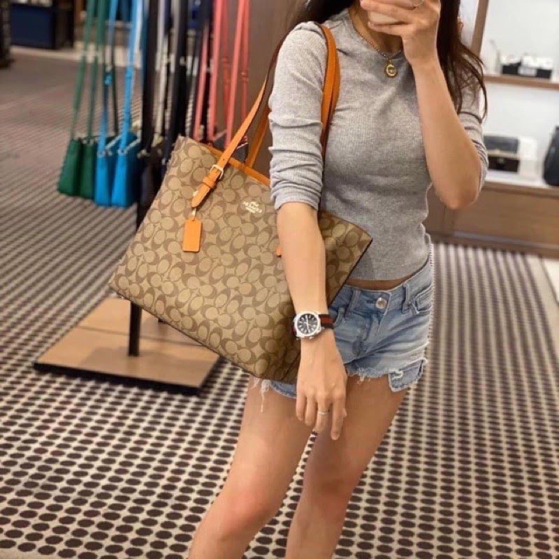 Túi tote chữ dây cam
