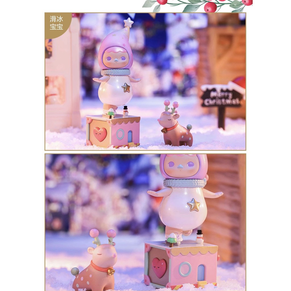 Hộp Nhạc Popde Popmart Giáng Sinh Pucky