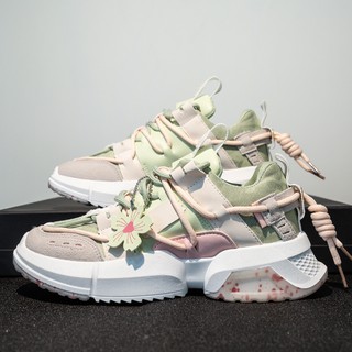 Giày sneaker nữ Hapu Hoa Anh Đào siêu hot , mới nhất 2020 + phụ kiện xinh