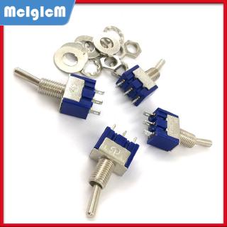Set 5 Công Tắc Gạt Mini MTS-102 SPDT 6A 125V AC / 3A 250V AC 3 Chấu