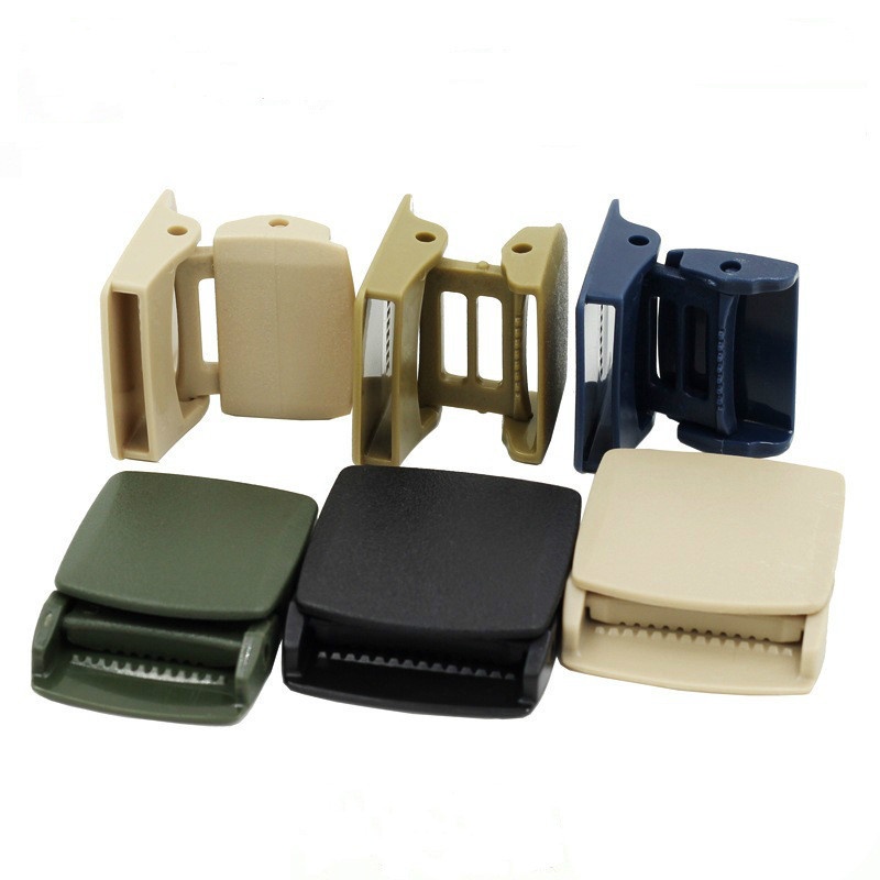 Set 3 Đầu Khóa Thắt Lưng Bằng Nhựa Nilon Thay Thế Cho Tất Cả Loại Vải Rộng 3.8cm