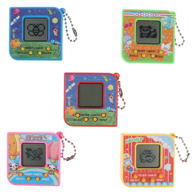 Máy chơi game nuôi thú ảo Tamagotchi cổ điển năm 90s với 168 trò vui nhộn