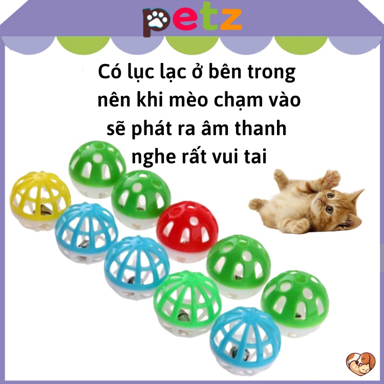 Đồ chơi cho mèo bóng nhựa có lục lạc, chuột giả PETZ chuột đồ chơi, chuột bông cho mèo nghịch ngợm