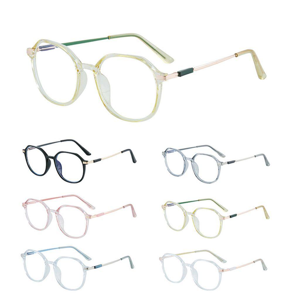 Mắt Kính Gọng Tròn Chống Ánh Sáng Xanh Phong Cách Hàn Quốc Thời Trang Cho Nam Và Nữ