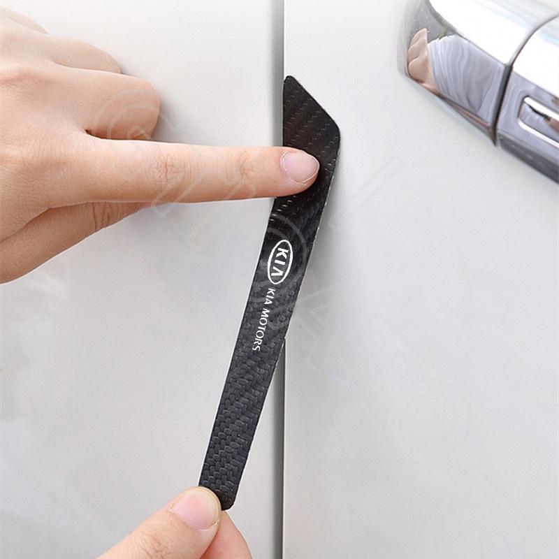 GTIOATO Sợi Carbon Bộ Bảo Vệ Tay Nắm Bát Cửa ô Tô Bộ Bảo Gương Hậu Xe HơI MiếNg DáN ChốNg XưỚC Phụ Kiện Oto Cho KIA Morning Seltos Carnival Sonet K3 Soluto Sorento Sedona Cerato Rondo K5 Optima