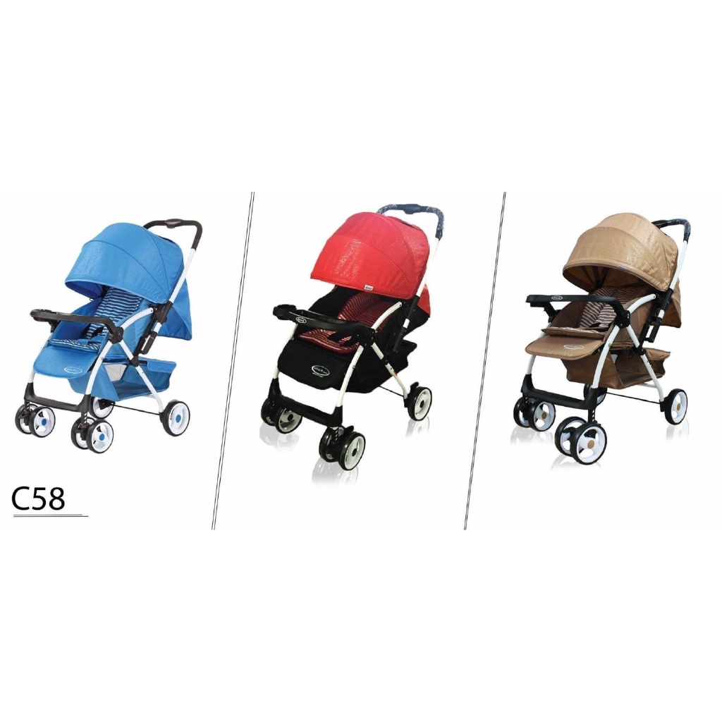 Xe đẩy Gluck baby C58 - Xanh