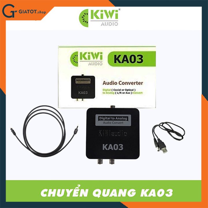 Bộ chuyển đổi âm thanh digital sang analog KiWi KA03 chính hãng
