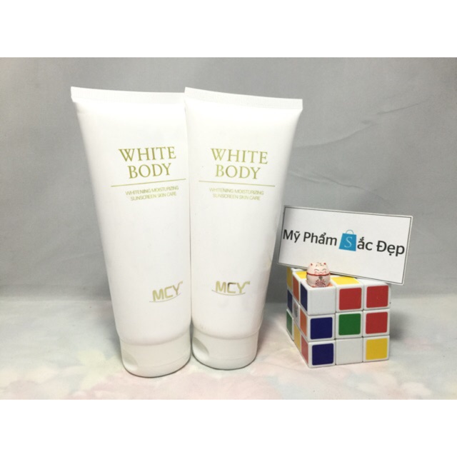 Sữa dưỡng thể tinh dầu trắng da white body MCY