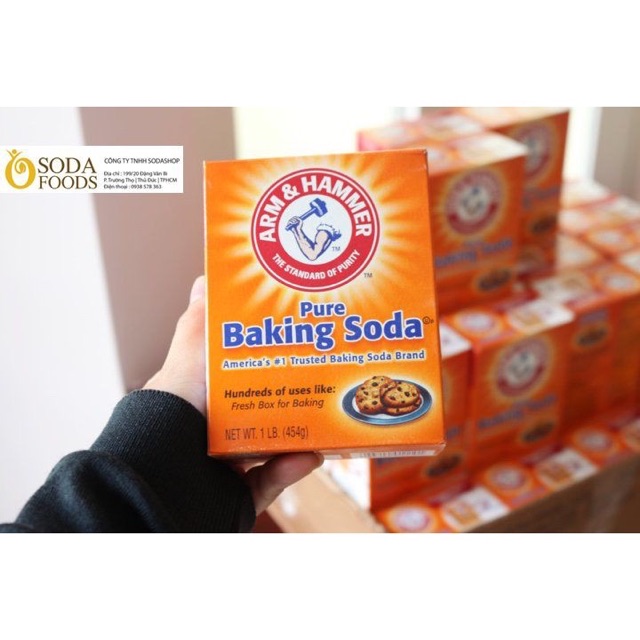 BỘT NỞ/ MUỐI NỞ BAKING SODA 100GR GÓI CHIA LẺ