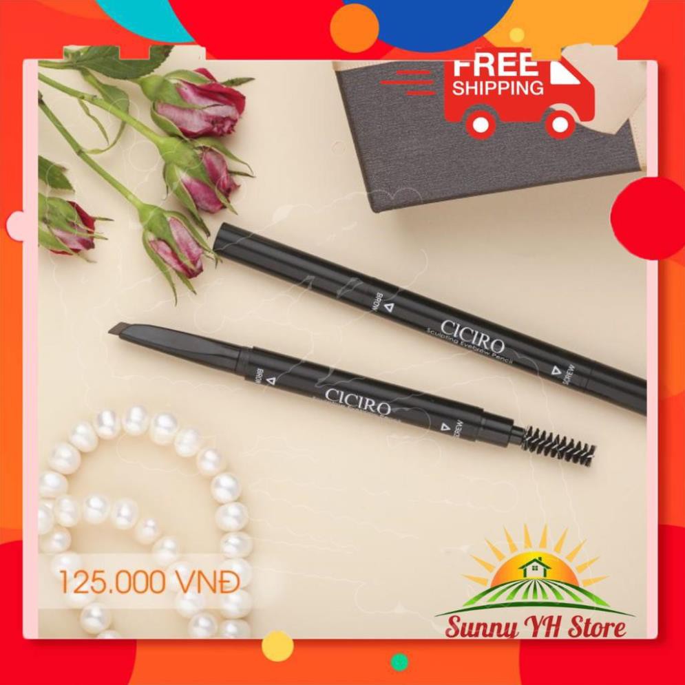 Kẻ mày Hàn Quốc [FreeShip] Sculpting Eyebrow Pencil Ciciro 💖 Giúp cho đường kẻ long lanh, sắc nét và bền màu. | BigBuy360 - bigbuy360.vn