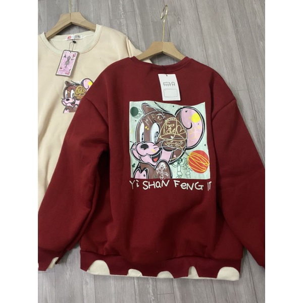 Áo Nỉ Bông Nữ Hình Mickey Dày Dặn - Hl | BigBuy360 - bigbuy360.vn