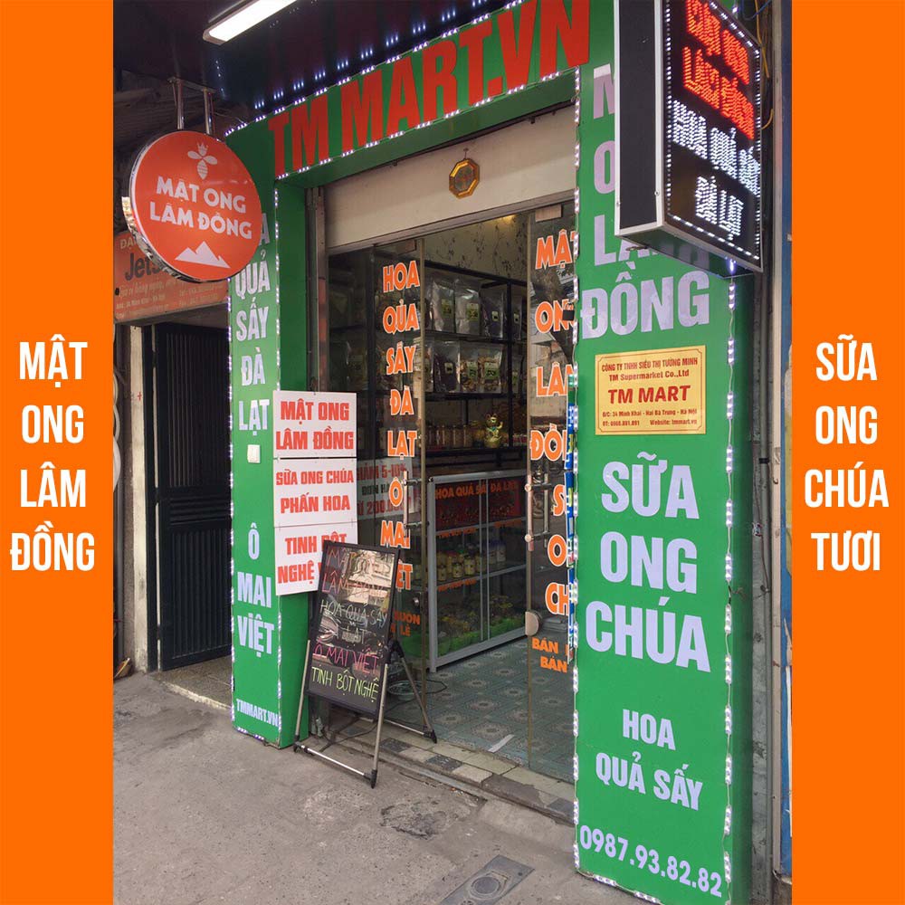 [Sale 5p] BeeMos Sữa ong chúa tươi nguyên chất 100% Combo +4 Quà tặng 8 món: Băng đô+Cọ+Muỗng+Chun [Giữ lạnh tuyệt đối]