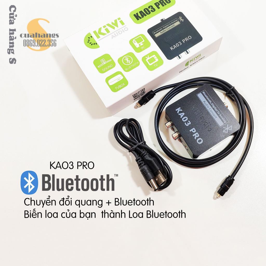 Bộ chuyển đổi âm thanh optical có Bluetooth KIWI KA03 PRO - BH 12 tháng