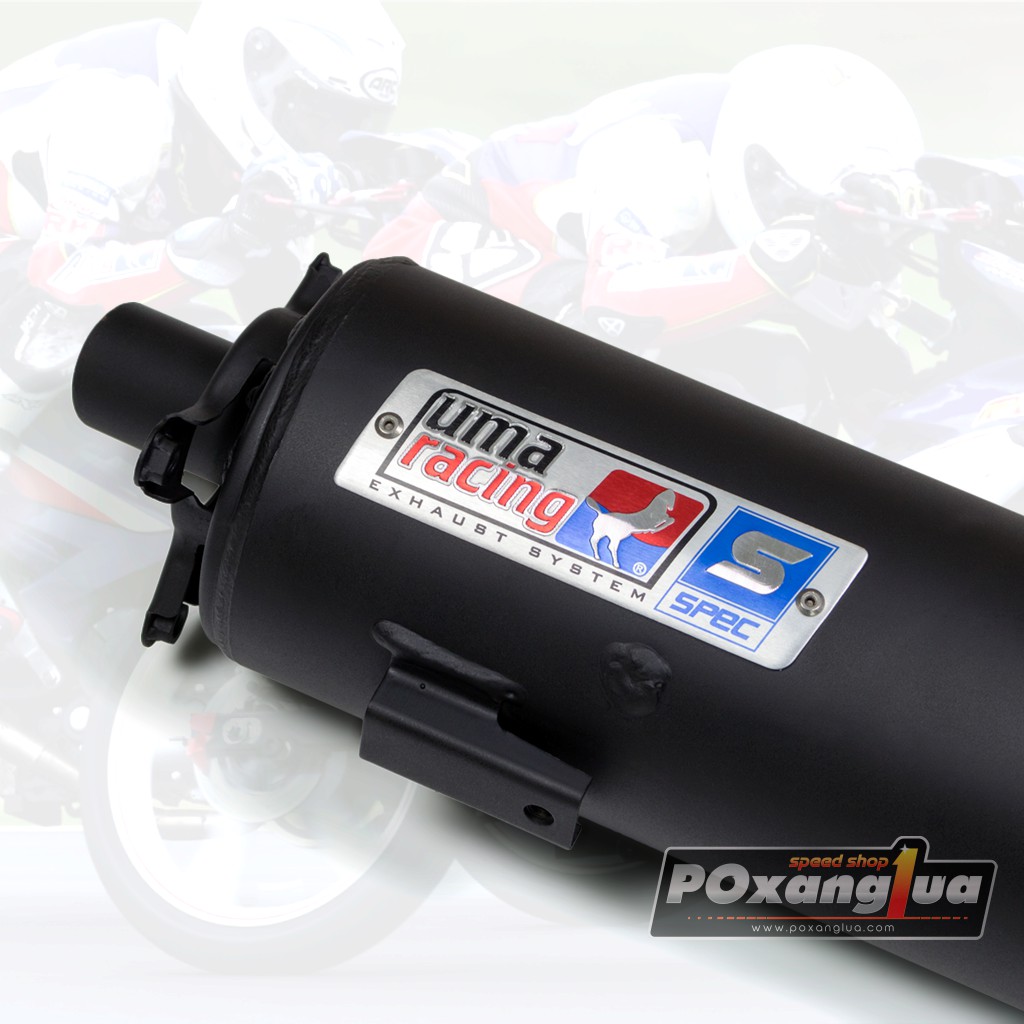 PÔ UMA RACING TẶNG CỔ INOX HÀN NHIỀU KHÚC GẮN XE WAVE- DREAM- SIRIUS-CUP- EXCITER