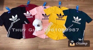 Bộ cottong cộc tay quần đùi