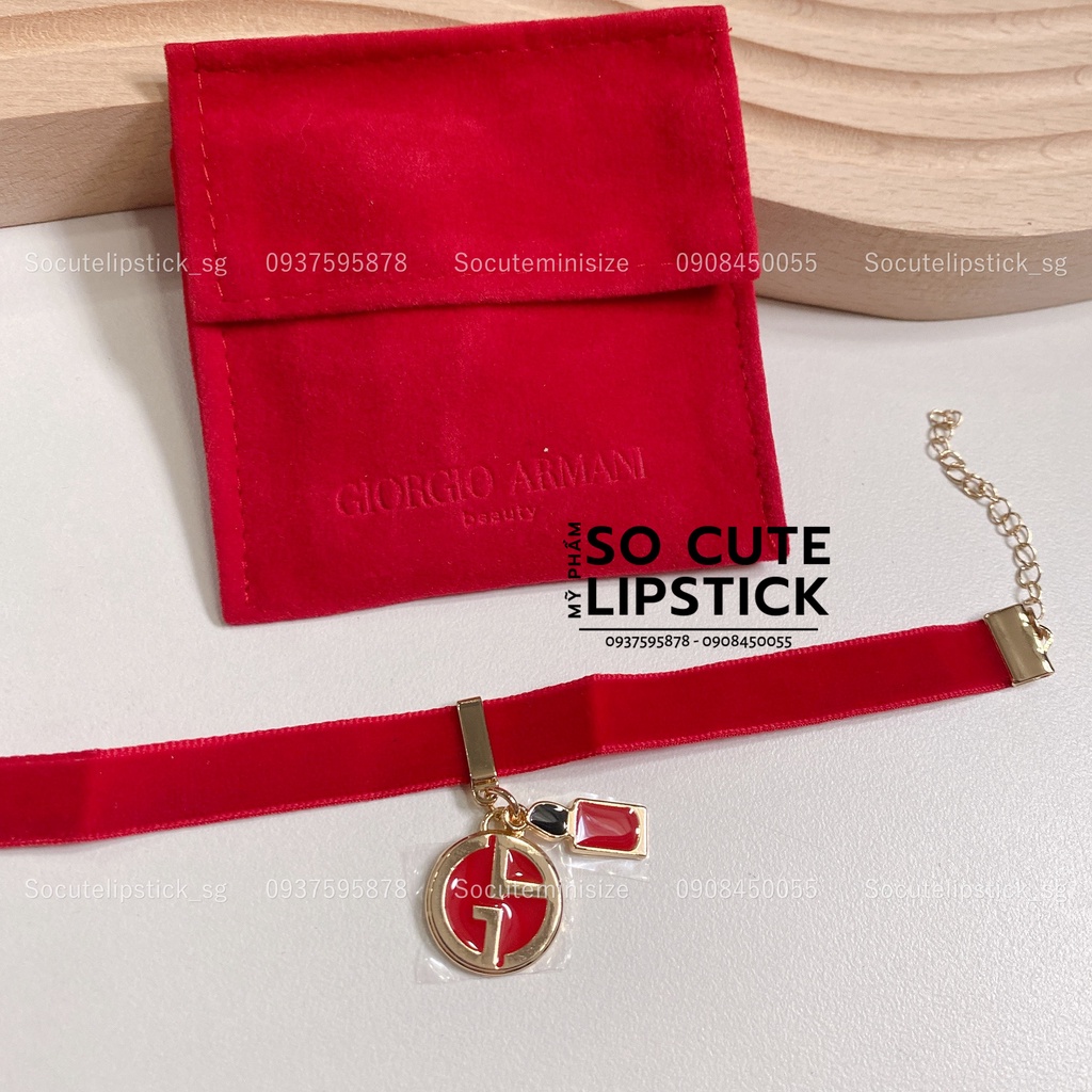 Vòng tay Gift Hãng Giiorgio Armani Màu Đỏ
