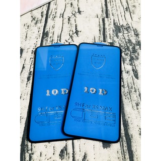 Kính cường lực 10D Full màn 6 7 8 Plus X XS XS MAX 11 11 Pro 11 Pro Max