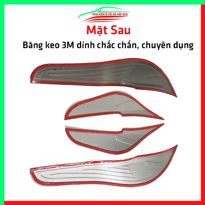 Bộ ốp tapli Fadil 2019-2023 vân Titan chống xước va đập khi mở cửa và làm đẹp xe