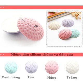 Set 2 Miếng Dán Silicon Chống Va Đập Cửa