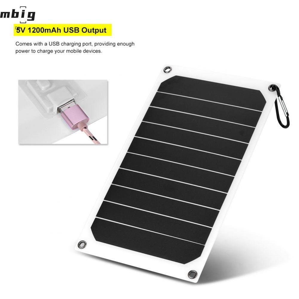 Tấm Sạc Pin Năng Lượng Mặt Trời mg 10w Ip64 5v Usb Chống Thấm Nước