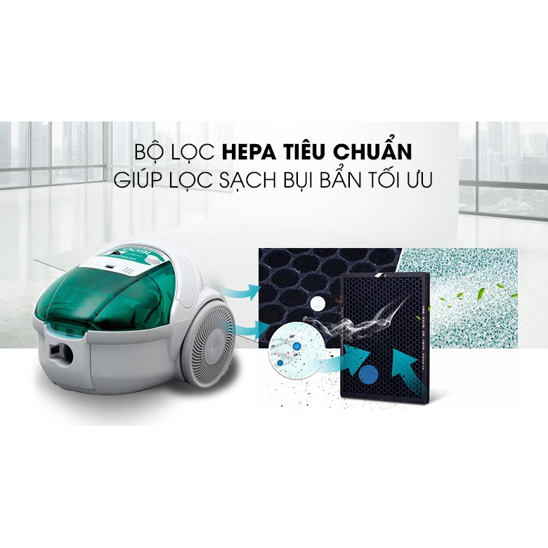 Máy hút bụi Hitachi (Nhật Bản) CV-BM16 GN 1600W (Hàng sale giá tốt)