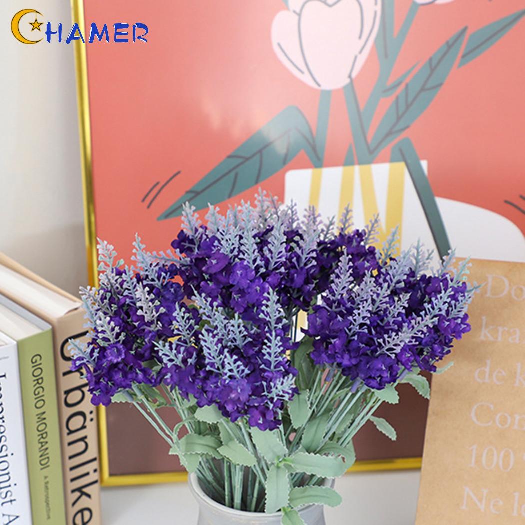 Lavender Flower Shop Office 6pcs Artificial Flower Bouquet Home Wedding Decor