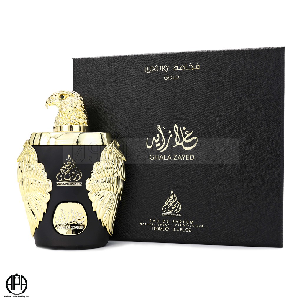 Nước Hoa Nam Ghala Zayed Luxury Gold Đại Bàng Đen Chai 10ml | BigBuy360 - bigbuy360.vn