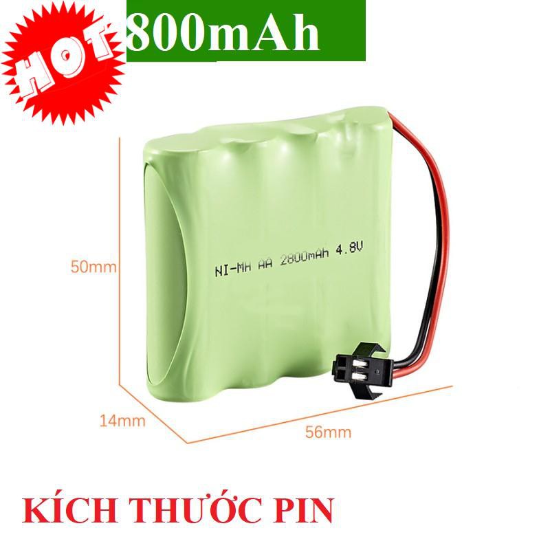 Pin 4.8v 2800mah hoặc 2400mah dùng cho xe điều khiển cổng nối SM