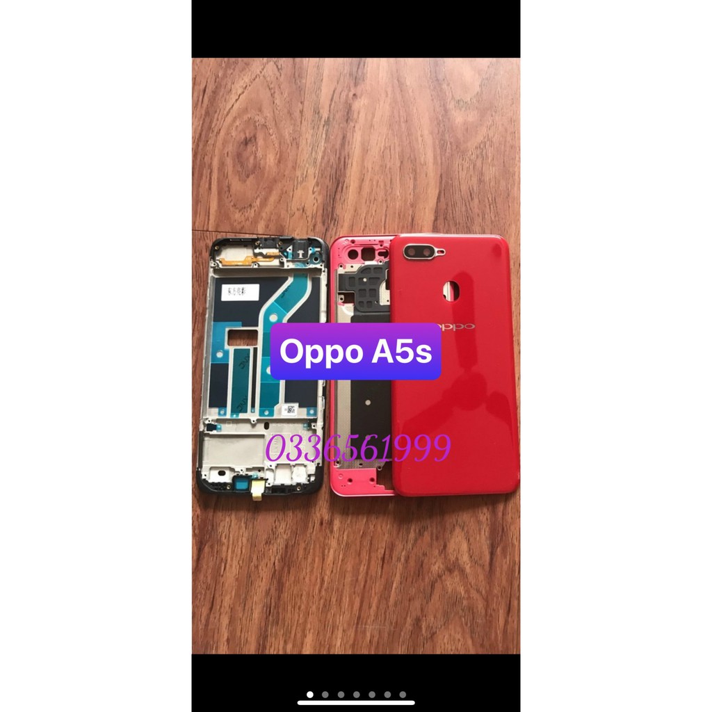 bộ vỏ A5s - oppo (cả bộ gồm vỏ ,xương và đầy đủ phím