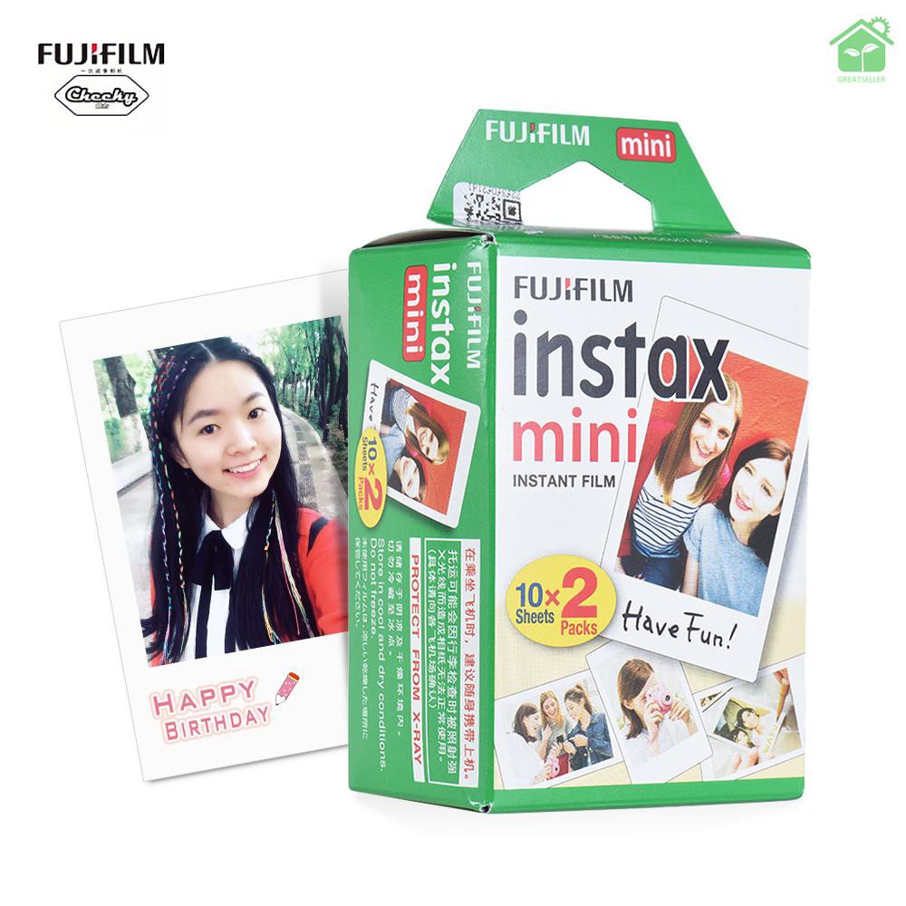 Bộ 20 Giấy In Ảnh Lấy Liền Fujifilm Instax Mini 7s / 8 / 25 / 90 / 9