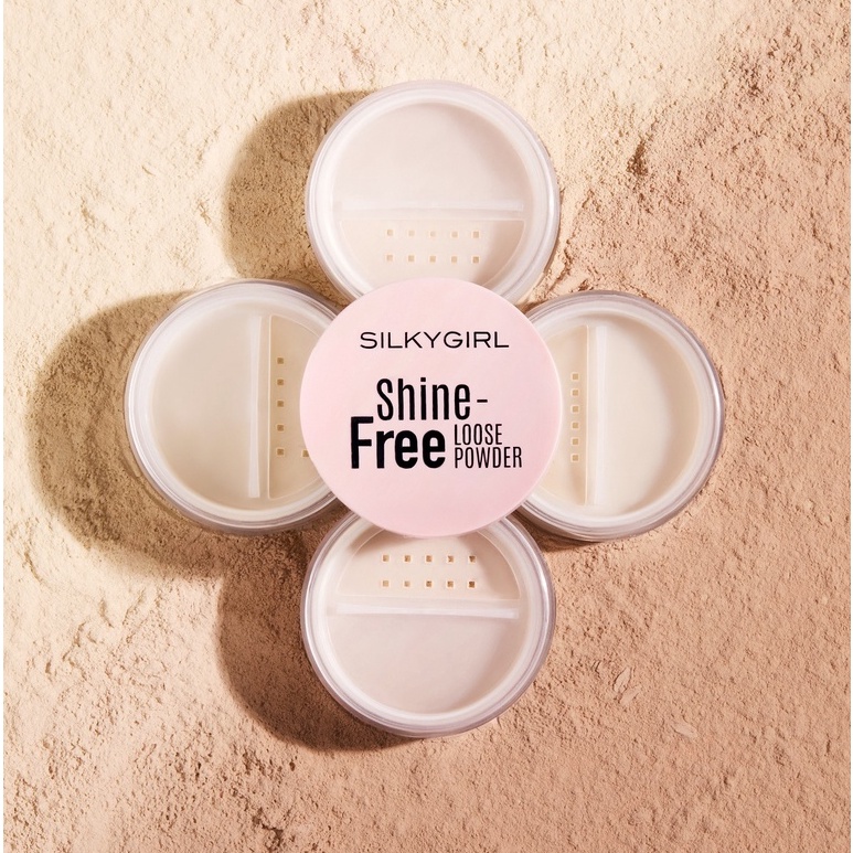 Phấn Phủ Dạng Bột Silkygirl Shine Free Loose Powder 10g