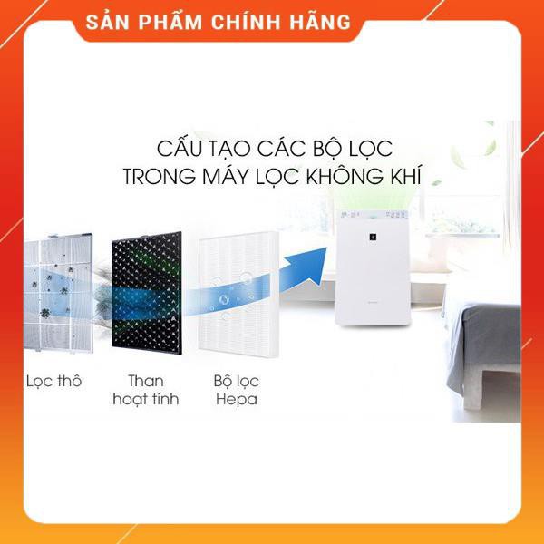 Máy lọc không khí và tạo ẩm Sharp KC-F30EV-W (21m²) [ Hàng chính hãng - Bảo hành 12 tháng ] BM