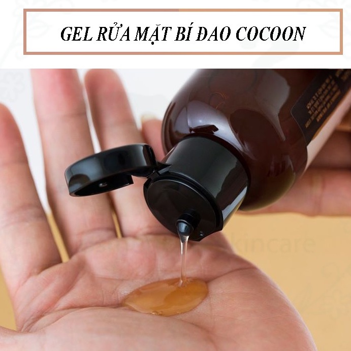 Gel Rửa Mặt Làm Sạch Da Dịu Nhẹ Chiết Xuất Bí Đao COCOON 140ml