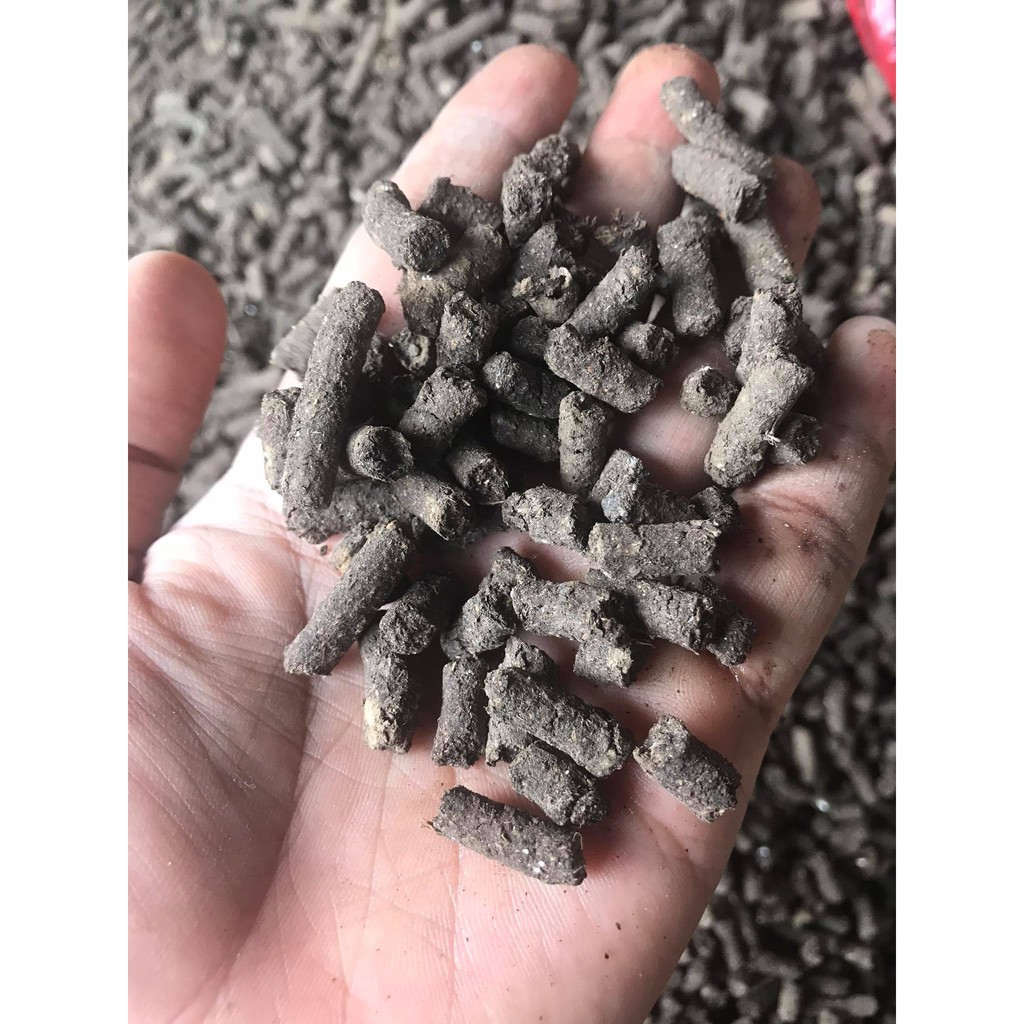 Phân trùn quế viên nén 1kg bổ sung thêm Trichoderma