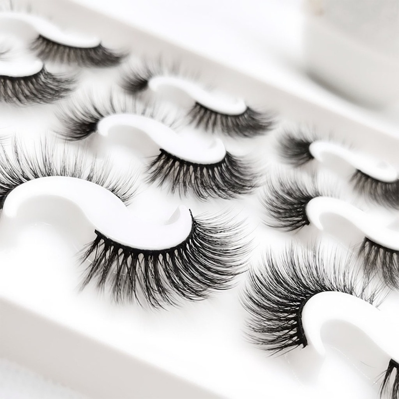 Set 9 Cặp Lông Mi Giả Tự Nhiên Trang Điểm Tự Nhiên Có Thể Tái Sử Dụng