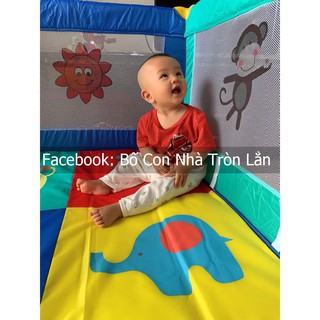 Quây cũi vải gập tiện lợi và hết sức chắc chắn an toàn cho bé - Nhà Bóng vải mini di động diện tích 1m2  gấp vào nhỏ gọn