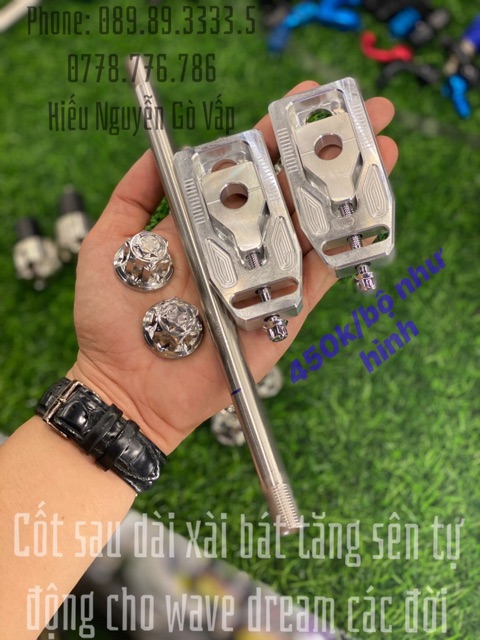 Compo dàn chân Inox 304 cho Wave Dream các đời