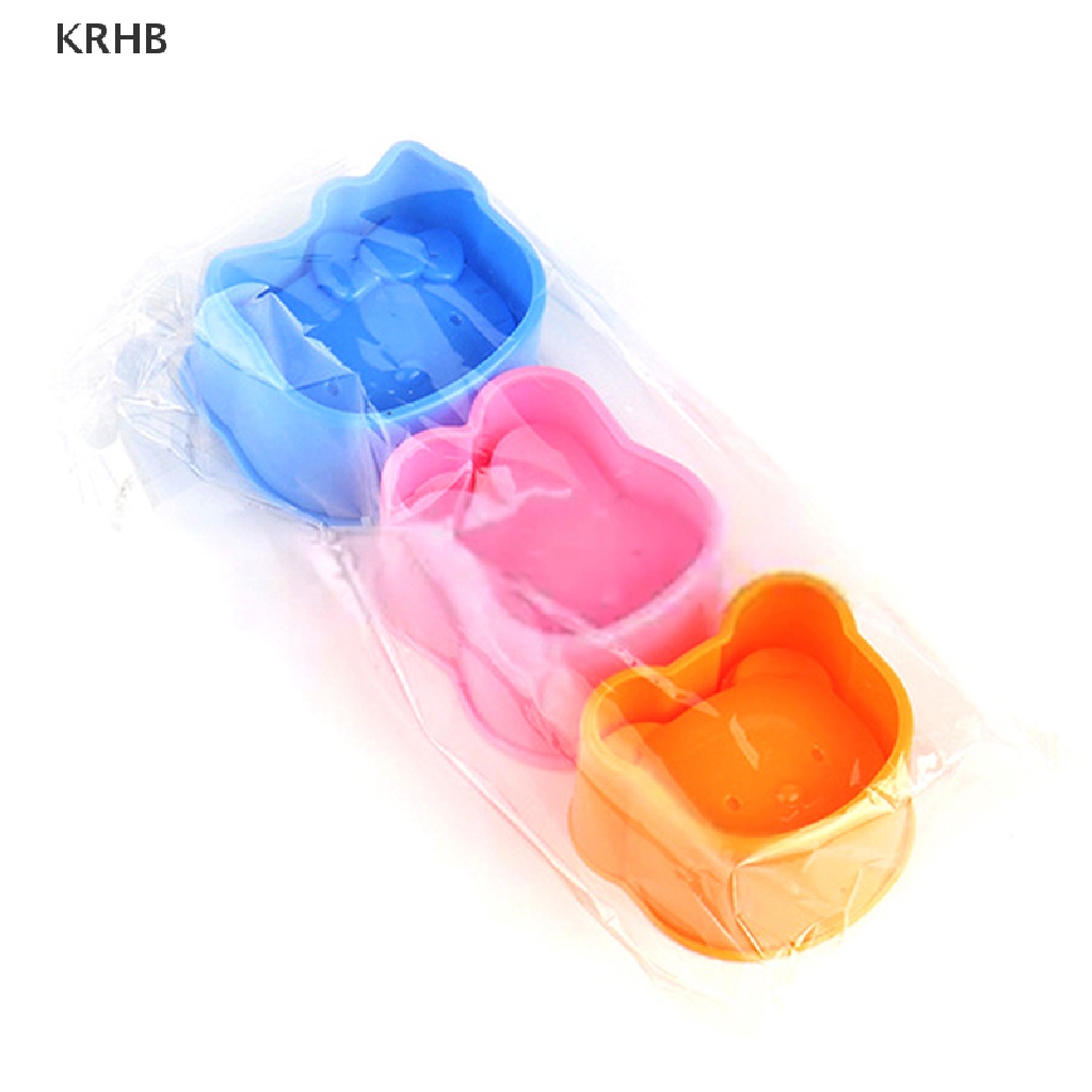 Set 3 Khuôn Làm Cơm Nắm Hình Gấu / Thỏ Dễ Thương Mới