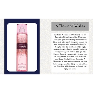 Xịt thơm bodymist Bath & Body Works fullsize 263ml