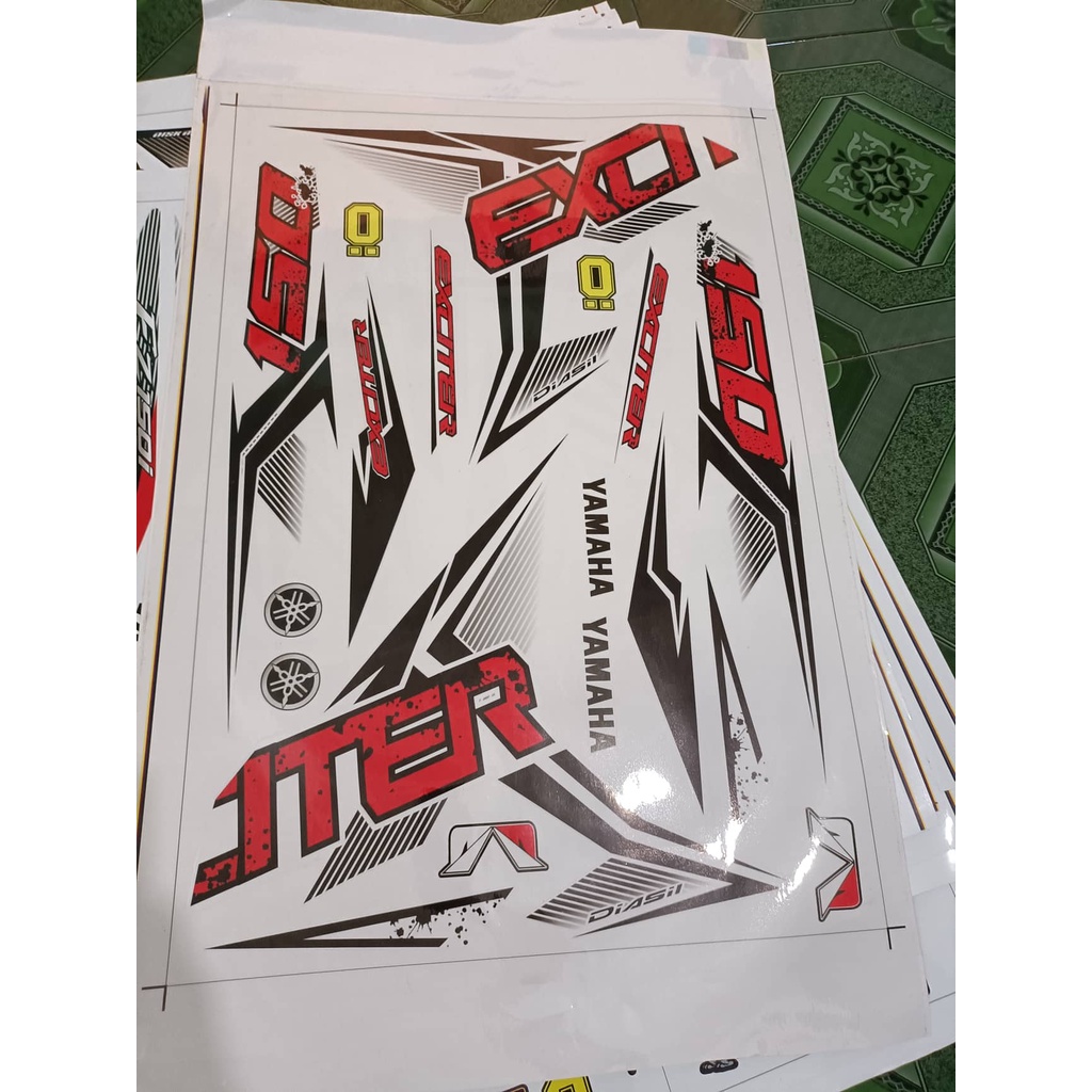 tem rời ex 150 đỏ đen in keo trong