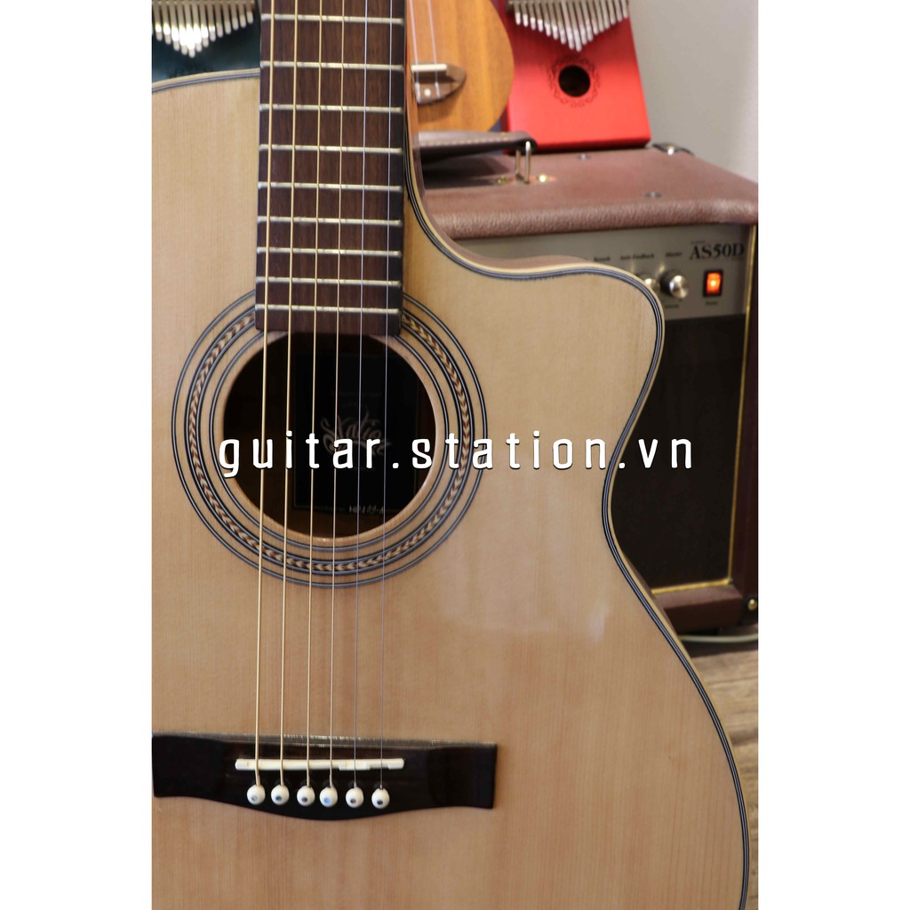 Đàn Guitar Đệm Hát Acoustic HD-199A - có ti chỉnh kèm phụ kiện