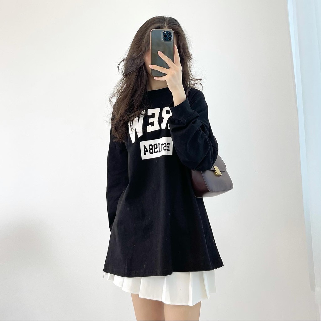 (FREESHIP) Áo thun dài tay thu đông CREW Miho house | BigBuy360 - bigbuy360.vn