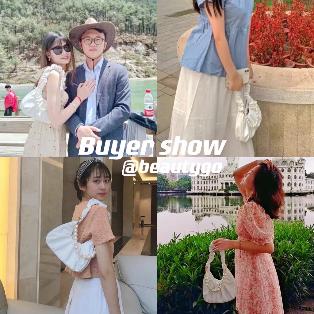Túi xách nữ thời trang Hàn Quốc Vòng tay ngọc trai