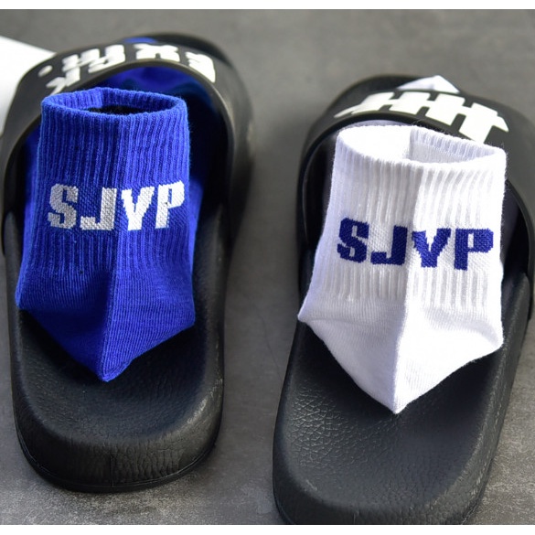 Vớ Tất cổ lửng Unisex chữ SJVP phong cách thể thao, năng động.