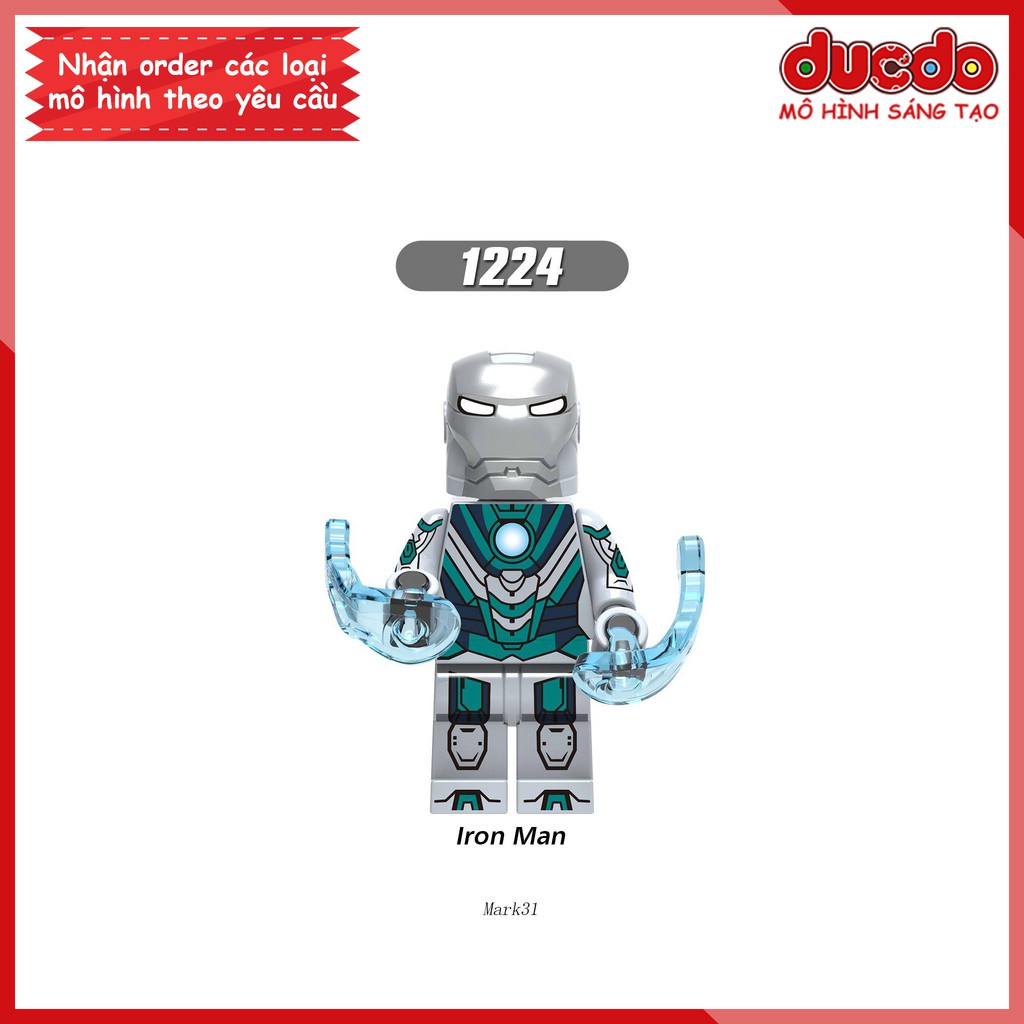 Minifigures các bộ giáp cực đỉnh của Iron Man - Đồ chơi Lắp ghép Xếp hình Mô hình Mini XINH X0253